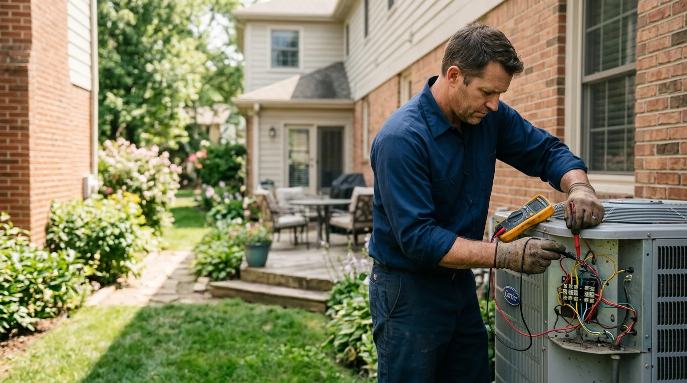 HVAC technician working near Wyoming, RI